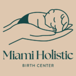 Miami Holistic Birth Center peach logo